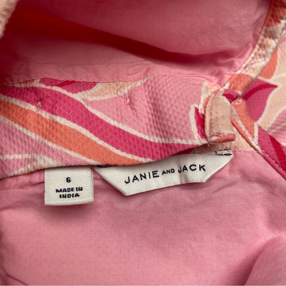 Janie and Jack Peony Print Piqué Dress - Picture 8 of 9